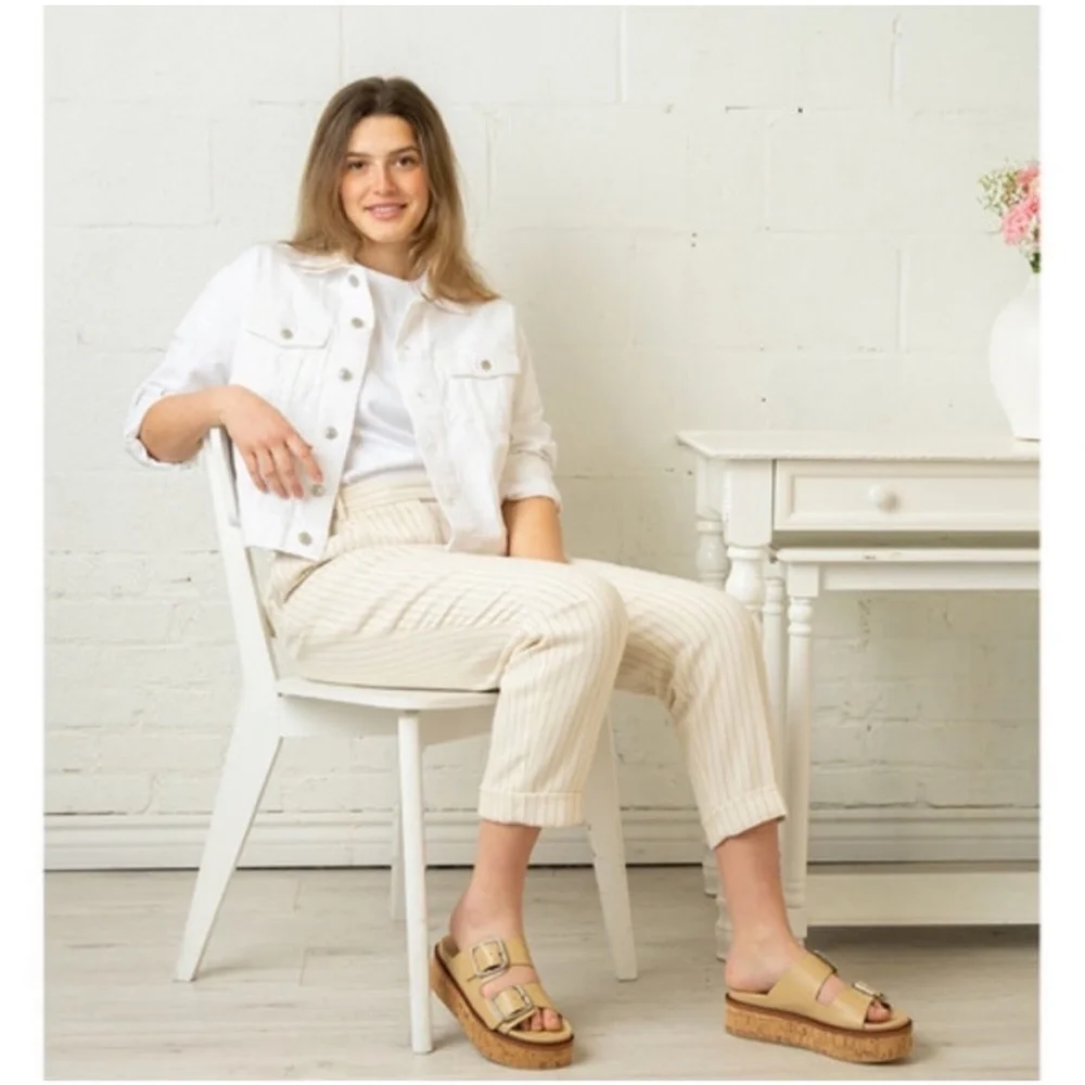 NWT J/SLIDES BELINDA Sand Sandal - Picture 6 of 16